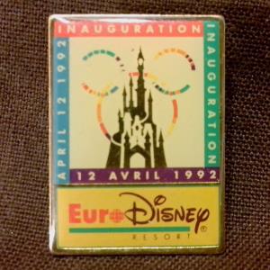 Pin's Euro Disney Inauguration 12 Avril 1992 (01)